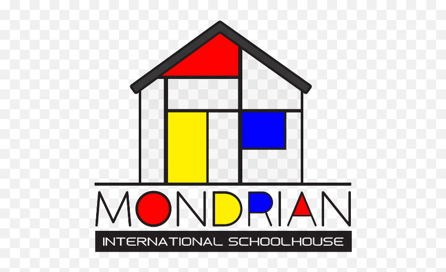 Mondrian School House Transparent Png - Clip Art,Schoolhouse Png