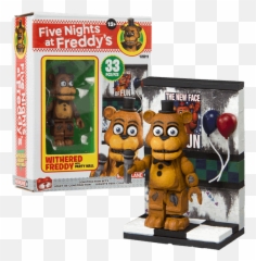 Five Nights - Party Wall Micro Construction Sets Five Nights At Freddys Mcfarlane Withered Freddy Png,Five Nights At Freddy's Png