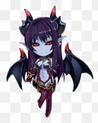 Download Anime Demon Png - Demon Anime Girl Png Png Image Monster Girl Encyclopedia Demon,Anime Girls Png