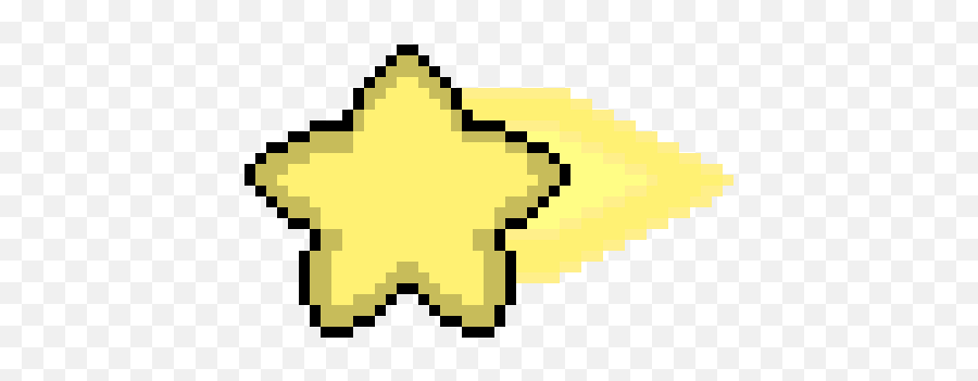 Shootingstar - Simple Pixel Art Png,Pixel Star Png