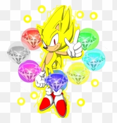 653kib 1024x1019 Super Sonic Style - Super Sonic Y Las Esmeraldas Del Caos Png,Chaos Emeralds Png