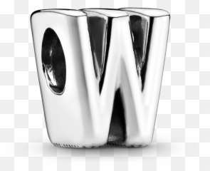 Letter W Alphabet Charm Pandora Hk - Pandora Charms W Png,Coffee Ring Png
