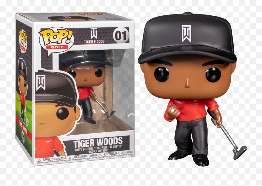 Tiger Woods Pop 01 Hd Png Download - Tiger Woods Funko Pop,Tiger Woods Png