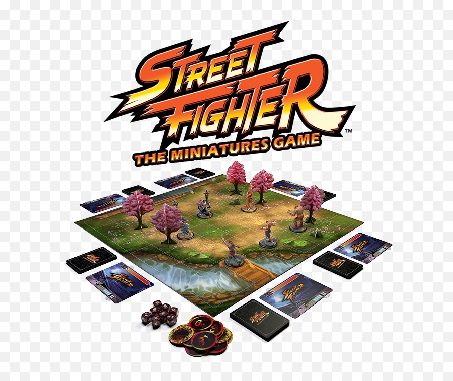 Street Fighter Board Game Kickstarter - Street Fighter Board Game Png,Kickstarter Png