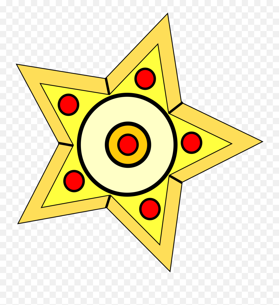 Yellow Star Clip Art - Circle Png,Yellow Star Transparent