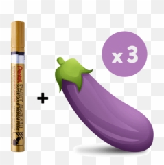 Eggplant Emoji Png - Veiny Transparent