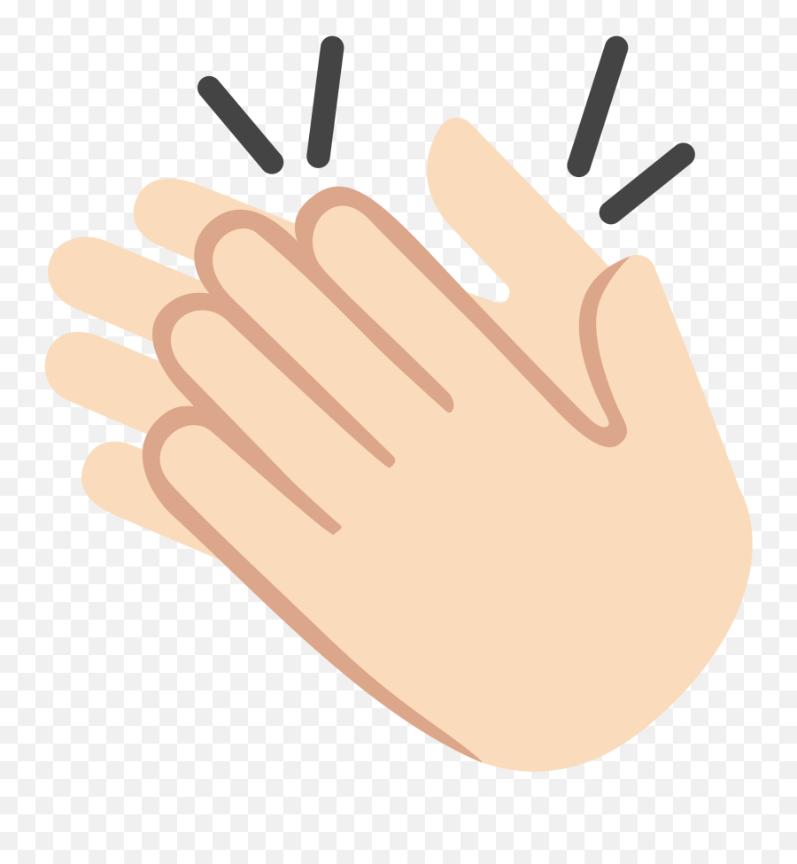 Applause Emoji Png Picture - Clapping Emoji With Black Background,Applause Png