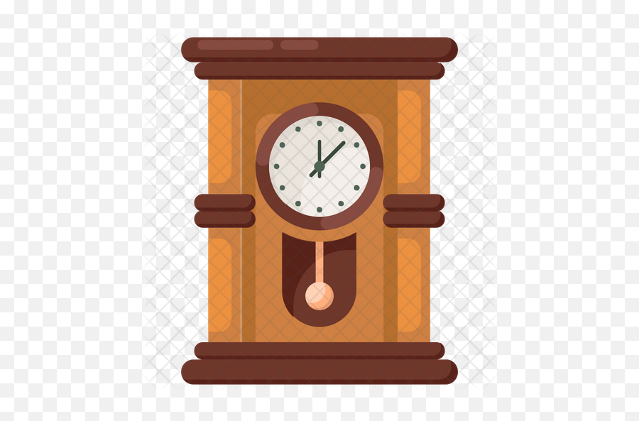 Grandfather Clock Icon Of Flat Style - Mingala Restaurant Png,Grandfather Clock Png