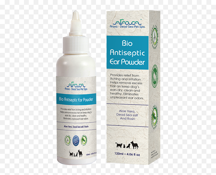 Dogs Products Bio Antiseptic Ear Powder - Plastic Bottle Png,Dog Ears Png