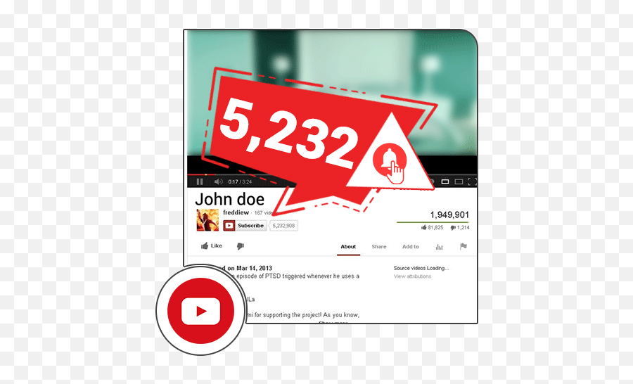 Buy Youtube Subscribers - Web Page Png,Youtube Subscribe Logo Png