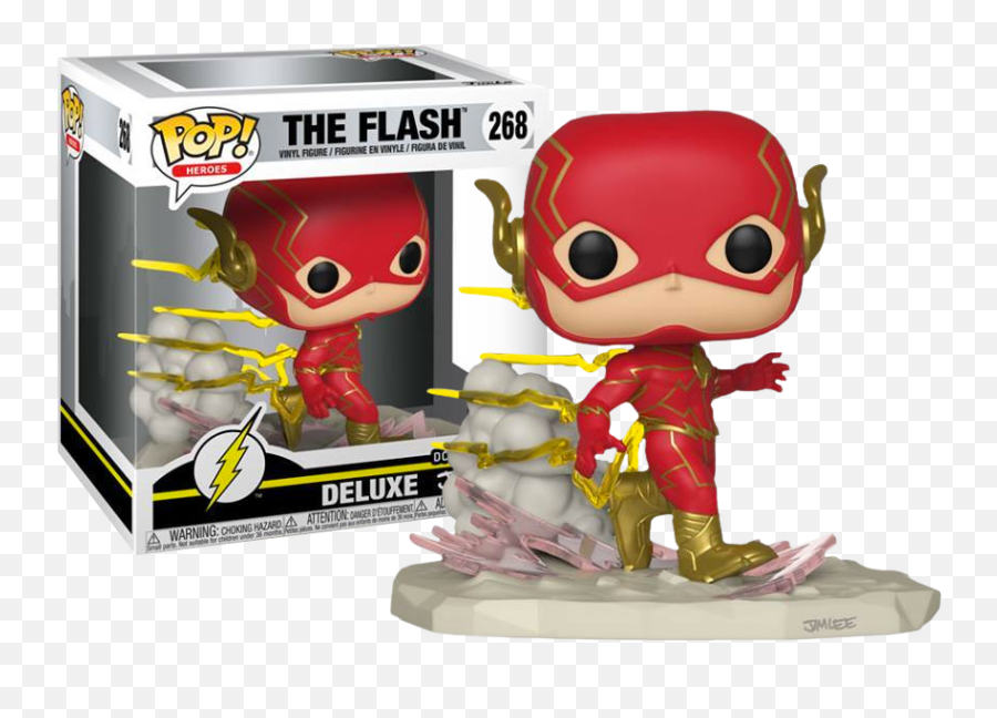 The Flash - The Flash Jim Lee Collection Deluxe Pop Vinyl Figure Funko Pop Flash Deluxe Png,The Flash Transparent