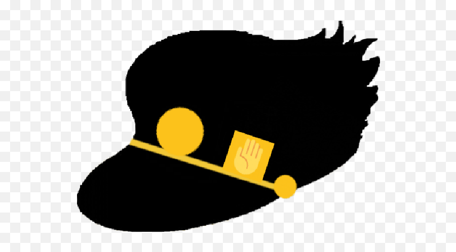 Jotaro Hat Emoji - Transparent Background Jotaro Hat Transparent Png,Jojo Hat Png