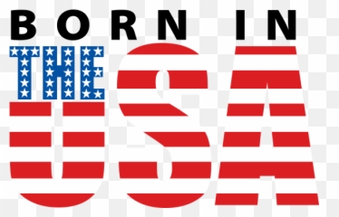 Born In The Usa Vector And Png Files - Portable Network Graphics