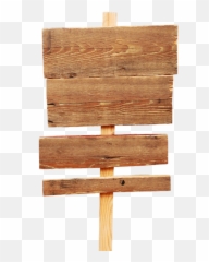 Wood - Sign Wooden Png Transparent