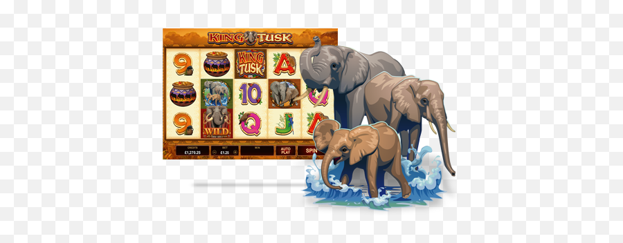Check Out Our Review For The King Tusk Game Omni Slots - King Tusk Slot Png,Tusk Png