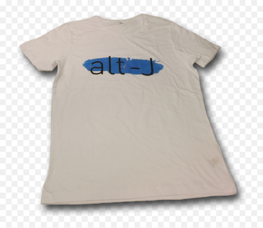 Alt - J Brush Line Logo Tshirt European Store Short Sleeve Png,Tshirt Png
