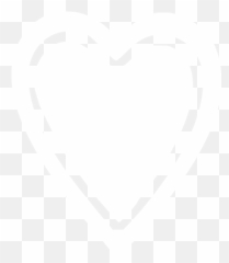 White Heart 18 Icon - Free white icons Girly png