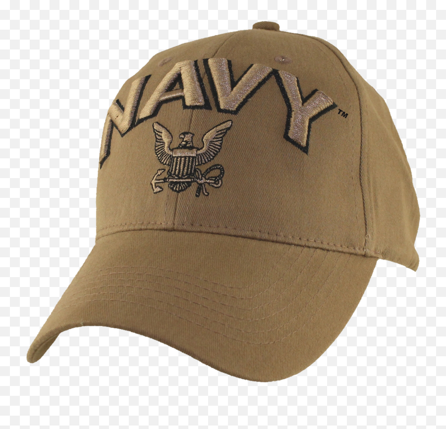 6640 - Us Navy Logo Cap Cotton Coyote Navy Coyote Ball Cap Png,Navy Logo Png