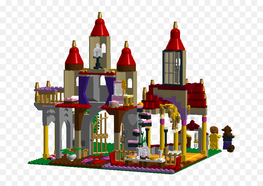 Lego Clipart Castle - Lego Beauty And The Beast Png,Legos Png