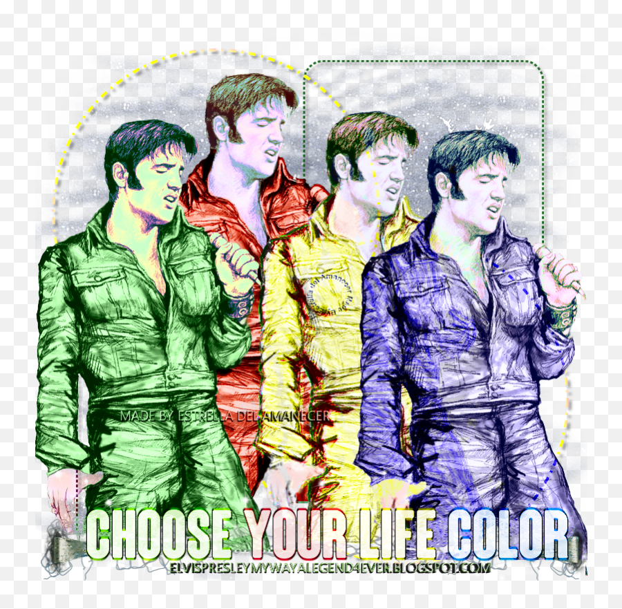 Download Hd Elvis Presley Choose Your Life Color Transparent - For Adult Png,Elvis Presley Png