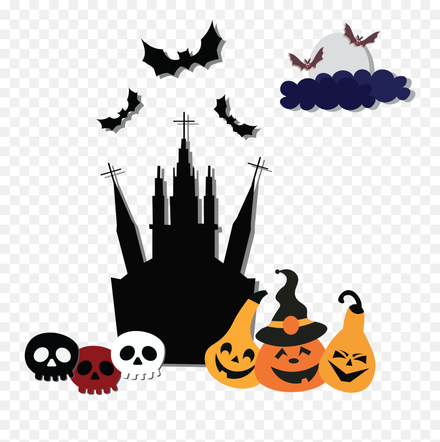 House Pumpkin Halloween Vector - Vector Graphics Png,Pumpkin Vector Png