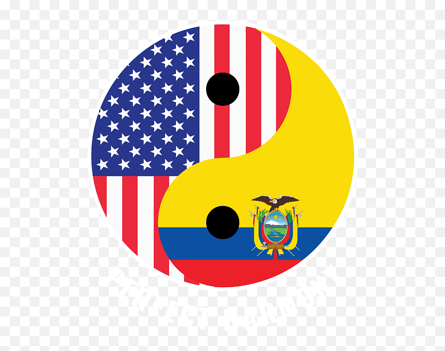 Usa Ecuador Ying Yang Heritage For Proud Ecuadorian American Biracial Roots Culture Descendents Iphone X Case - Mixed Mexican American Flag Png,Ecuador Flag Png