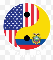 Usa Ecuador Ying Yang Heritage For Proud Ecuadorian American Biracial Roots Culture Descendents Iphone X Case - Mixed Mexican American Flag Png,Ecuador Flag Png