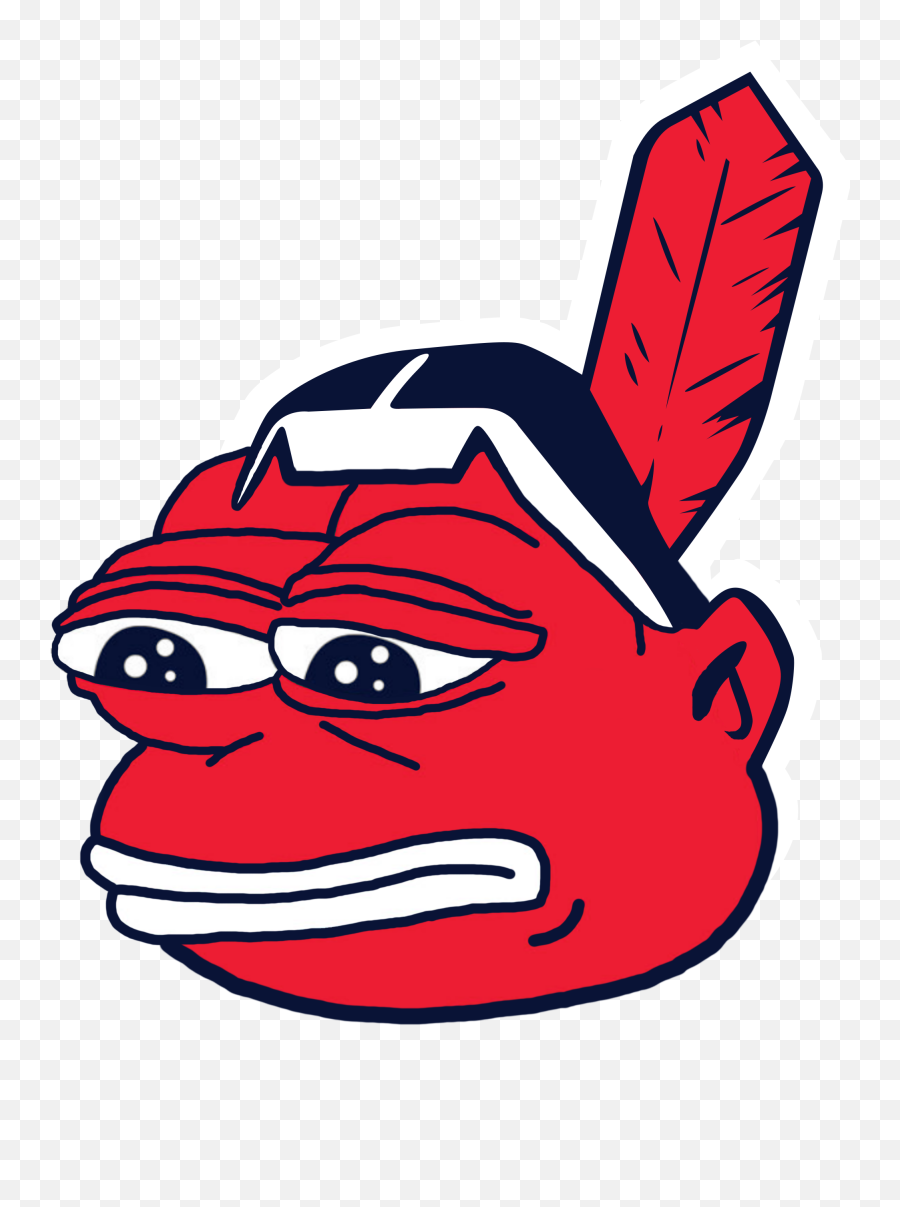 The Rnba Pepe Collection Has A Distant Cousin - Cleveland Sports Team With Indian Logo Png,Pepe Face Png
