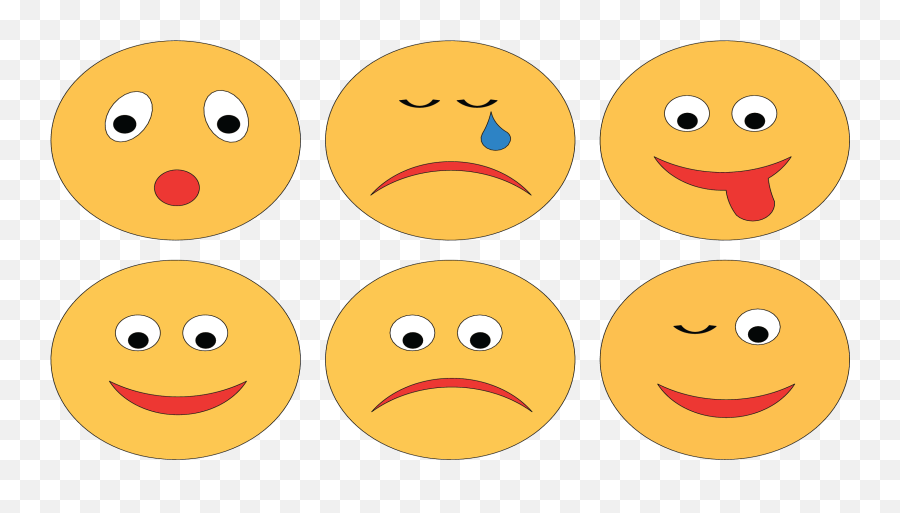 4 Pcs Emoji 1 - Happy Png,100 Emoji Transparent