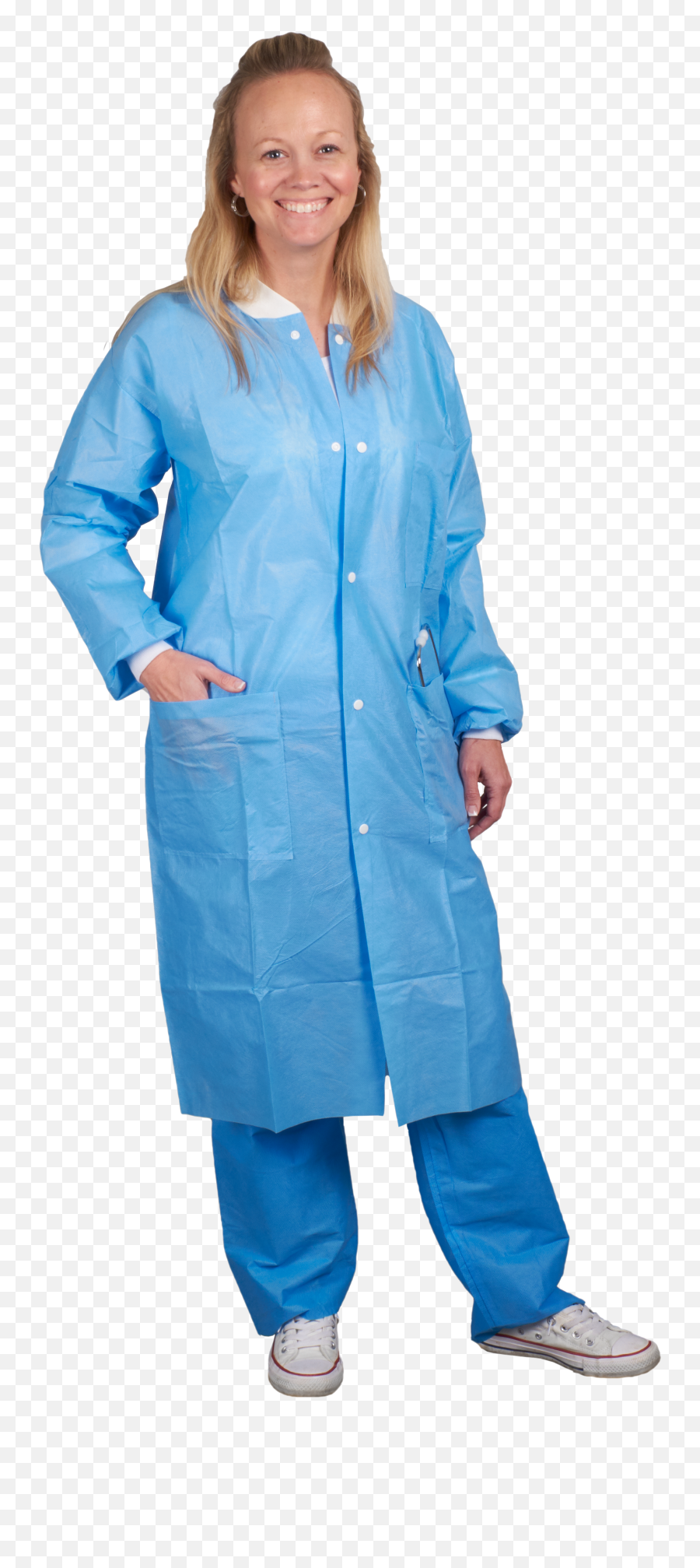 Disposable Unisex Lab Coats - Asp Medical Blue Disposable Lab Coats Png,Lab Coat Png