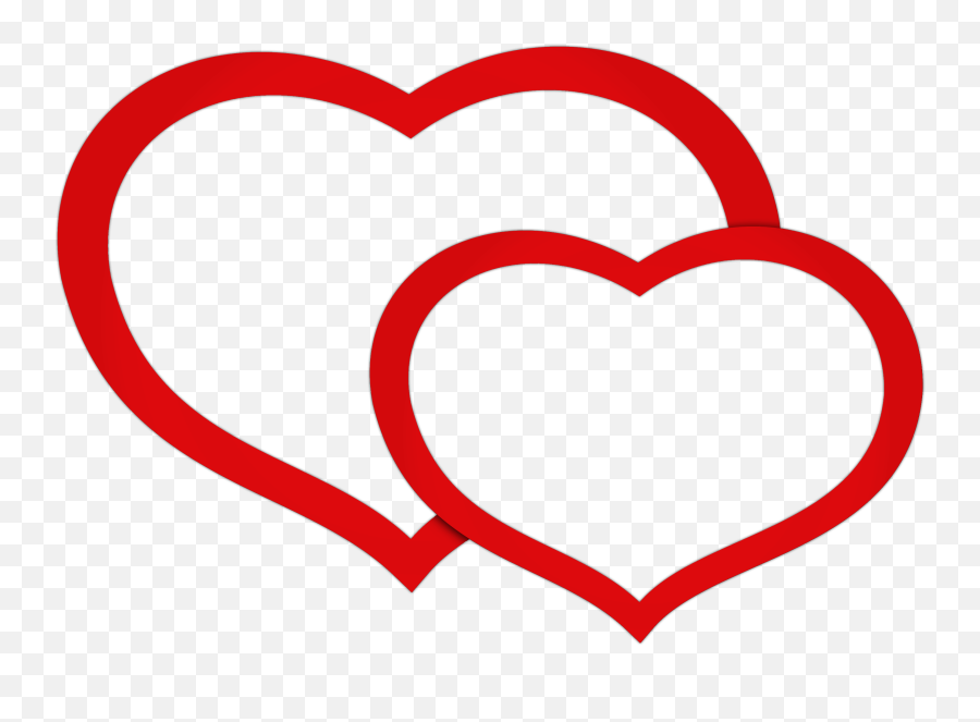 Free Transparent Heart Cliparts Download Clip Art - Double Heart Images Png,Transparent Hearts