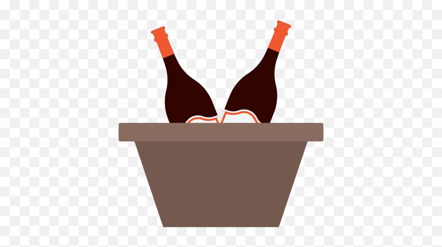 Free Food Bucket Cooler Champagne - Empty Png,Icon Cooler
