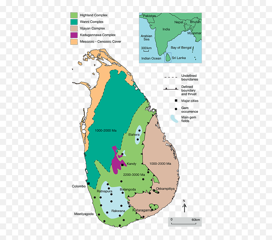 Sri Lanka Expedition To The Island Of Jewels Gems U0026 Gemology - Sri Lanka Geological Map Png,Gems Of War Icon Guide