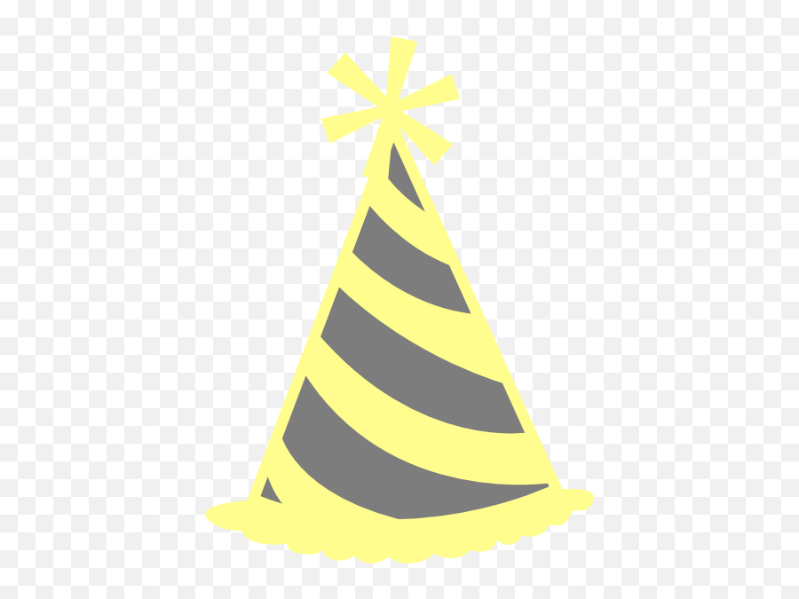 Library Of Yellow Party Hat Svg Free Png Files - Yellow Party Hat Clipart,Birthday Hats Png