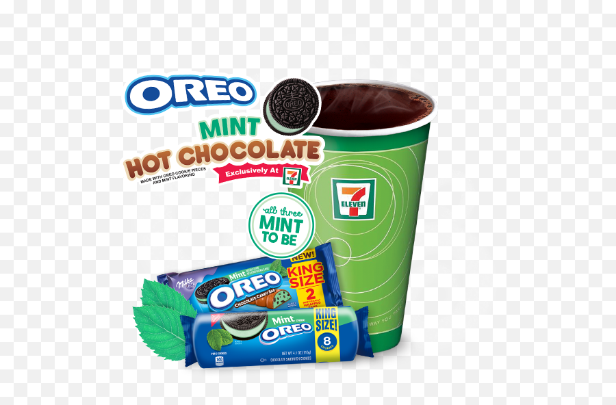 Oreo Gave Us A New Reason To Head 7 - Eleven Influenster Oreo Mint Hot Chocolate Png,Oreo Icon Mini