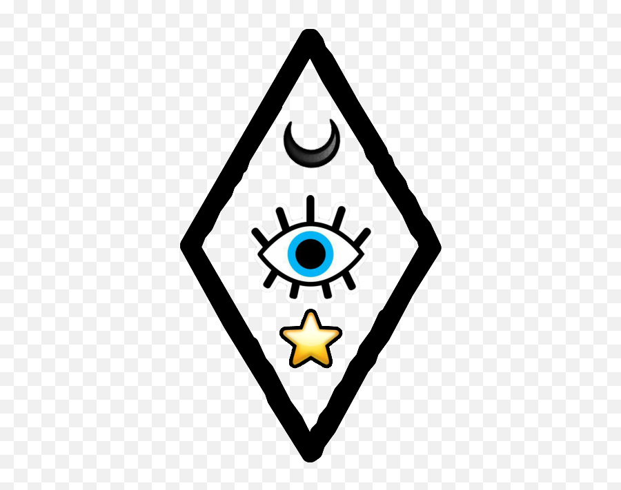 Eye Moon Star Line - Sticker By Cutiem00nscreatio Circle Png,Star Line Png