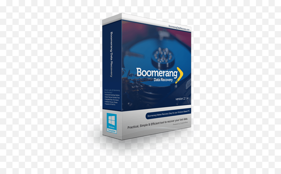 Boomerang Data Recovery - Multimedia Software Png,File Recovery Icon