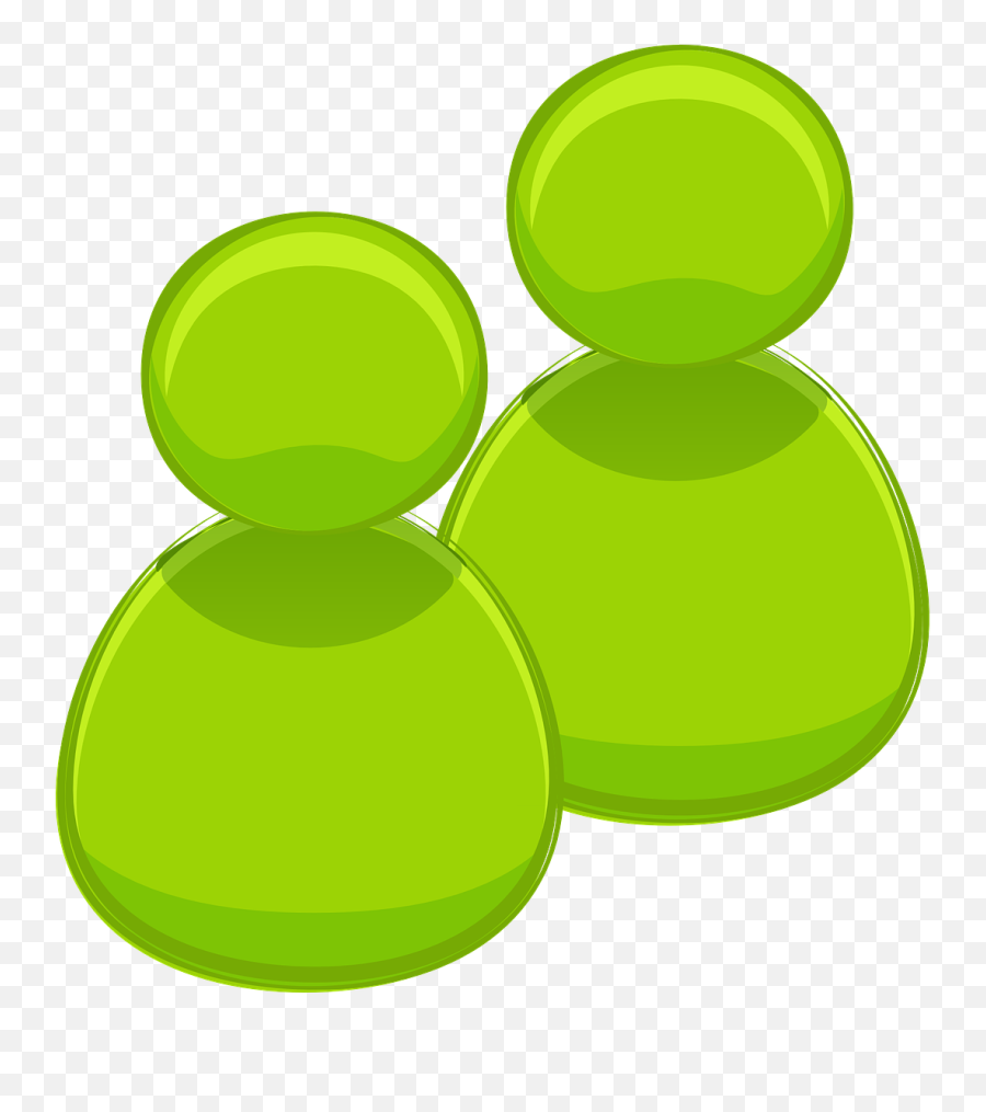 People Avatar Green Icon Abstract - 2 People Clip Art Png,Buddy Icon Avatar