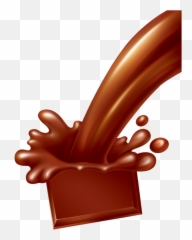 Chocolate Milk Splash Png Download - Clipart 3d
