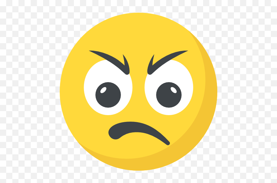Angry - Free Smileys Icons Annoyed Emoji Expression Png,Bravo Icon