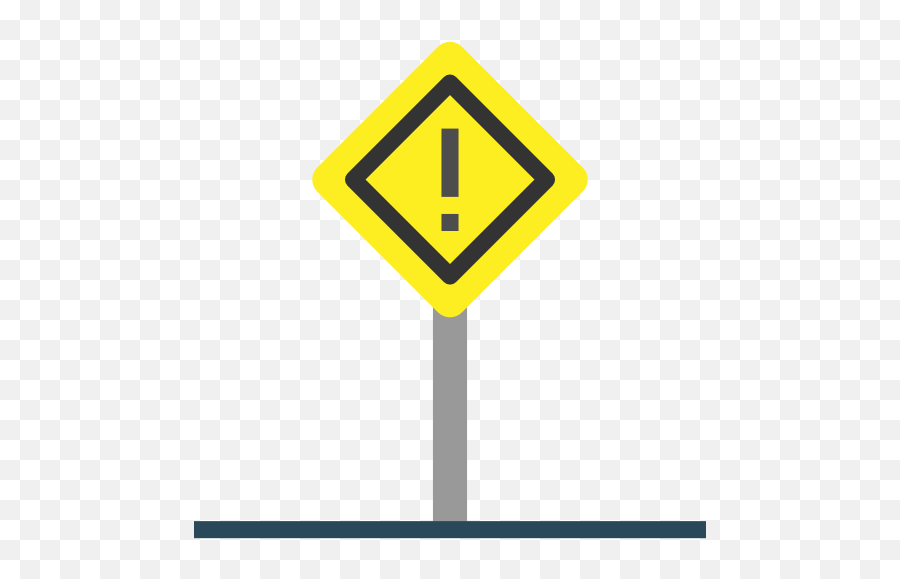 Free Icon Road Sign - Transparent Warning Pink Gif Png,Stop Sign Free Icon Vector