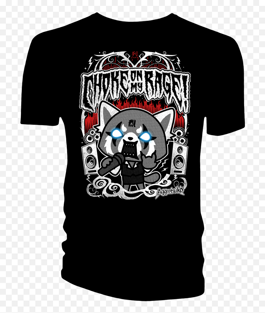 Aggretsuko T - Shirt Choke On My Rage Choke On My Rage Shirt Png,Choke Icon