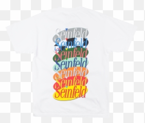 Seinfeld Multi Logo White Tee Png