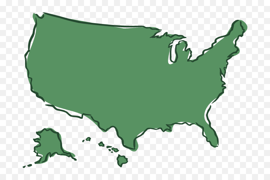 United States Map Png Files - 3 Regions Of Us,United States Outline Png