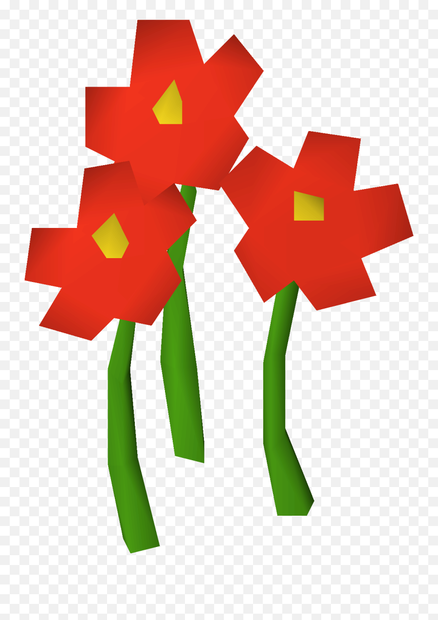 Nasturtiums - Osrs Wiki Art Png,Red Flower Icon