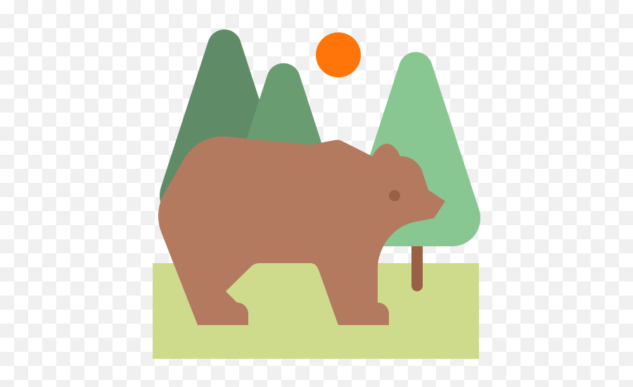 Bear - Free Nature Icons Animal Figure Png,Grizzly Icon