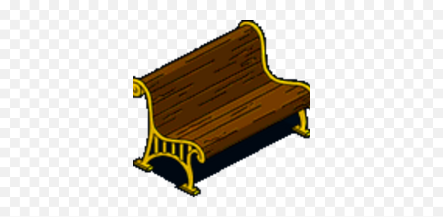 Ornate Pier Bench The Simpsons Tapped Out Wiki Fandom - Solid Back Png,Pier Icon