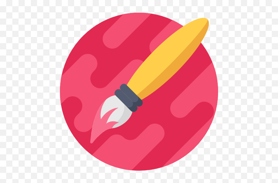 Paint Brush - Free Art Icons 2d Paint Brush Png,Art Brush Icon