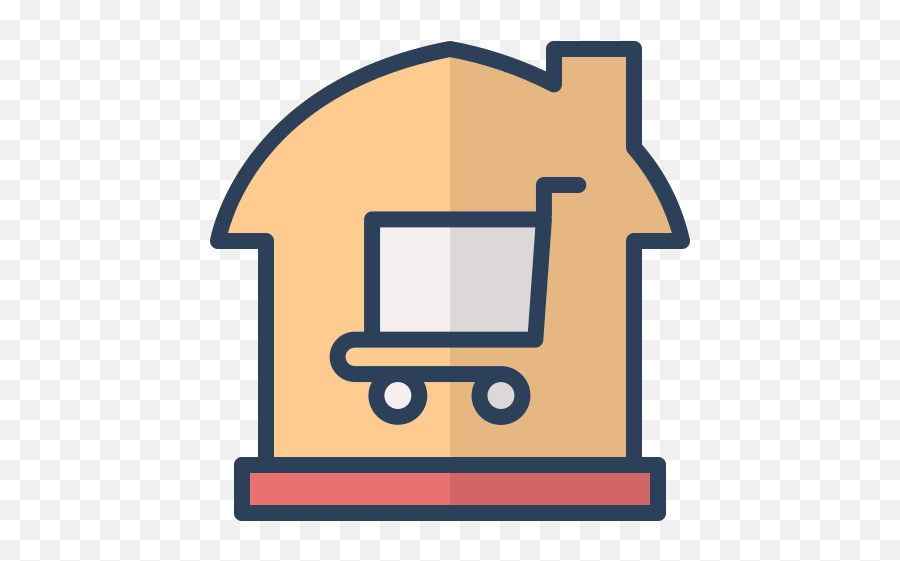 Cart Real Estate Home House Free Icon Of - Home Management Icon Png,Wholesaler Icon