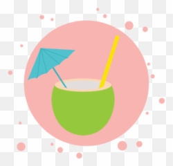 Summer Green Coconut Cloud Icon Graphic By Soe Image - Illustration png